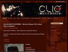 Tablet Screenshot of clio69-musicworld.de
